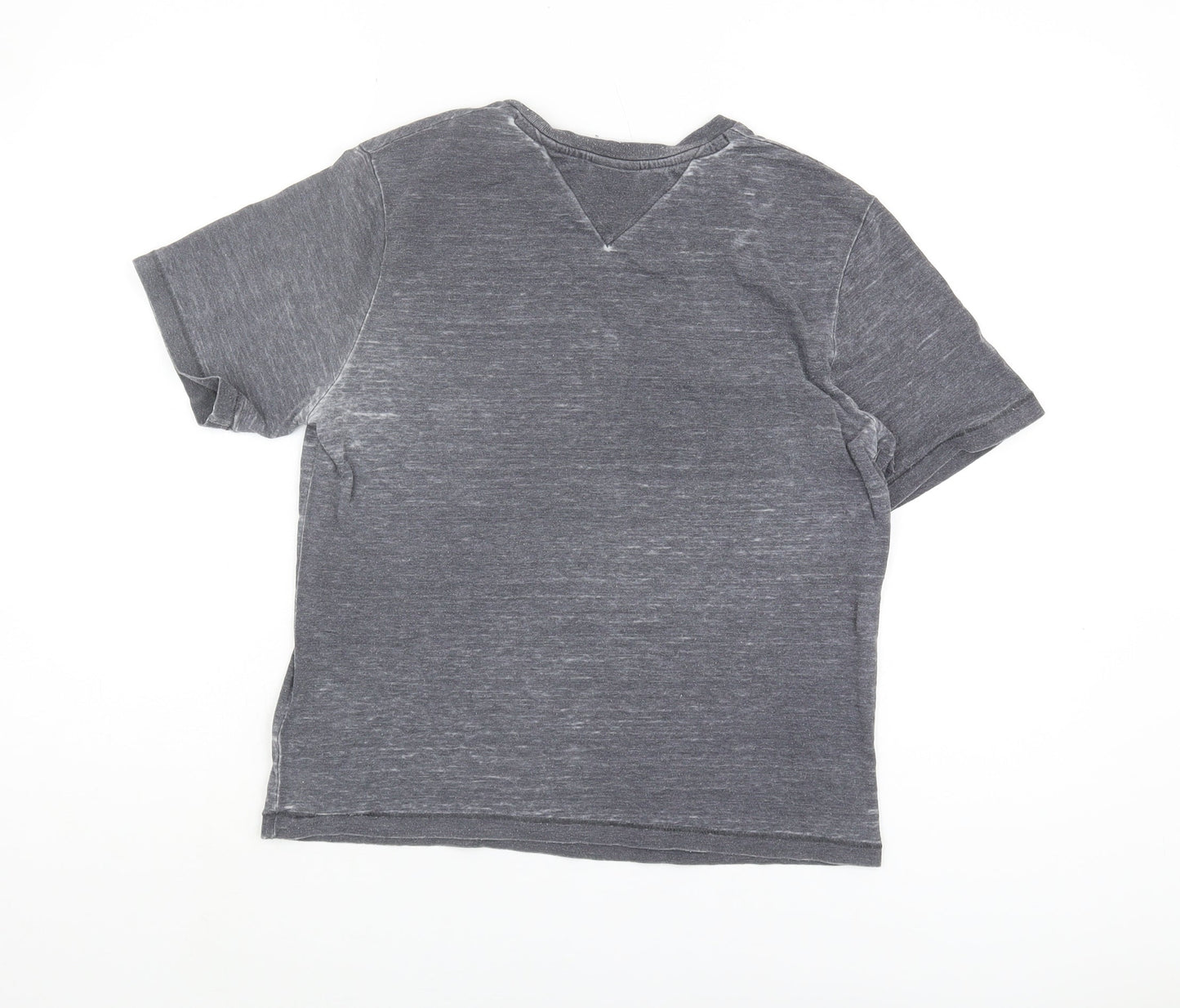 Unisex Adults UK Size S Tommy Jeans Grey Basic T-Shirt