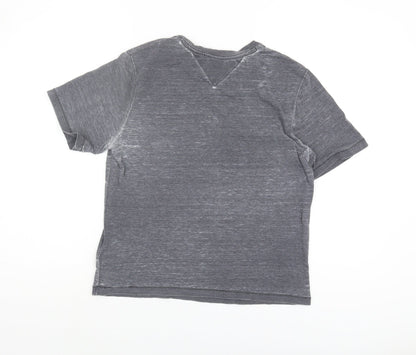 Unisex Adults UK Size S Tommy Jeans Grey Basic T-Shirt