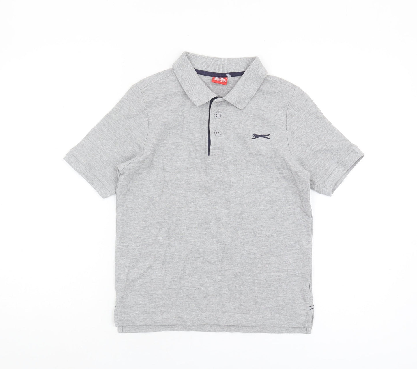 Slazenger Boys' Grey Polo Shirt, 9-10 Years, Casual