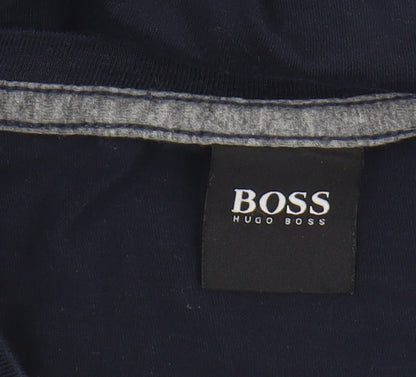 Mens UK Size L Boss Blue  T-Shirt