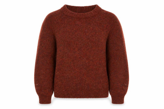 Womens UK Size XS VILA Brown Pullover Jumper