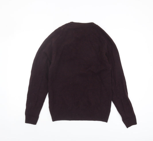 Womens UK Size XS NEXT Brown Pullover Jumper