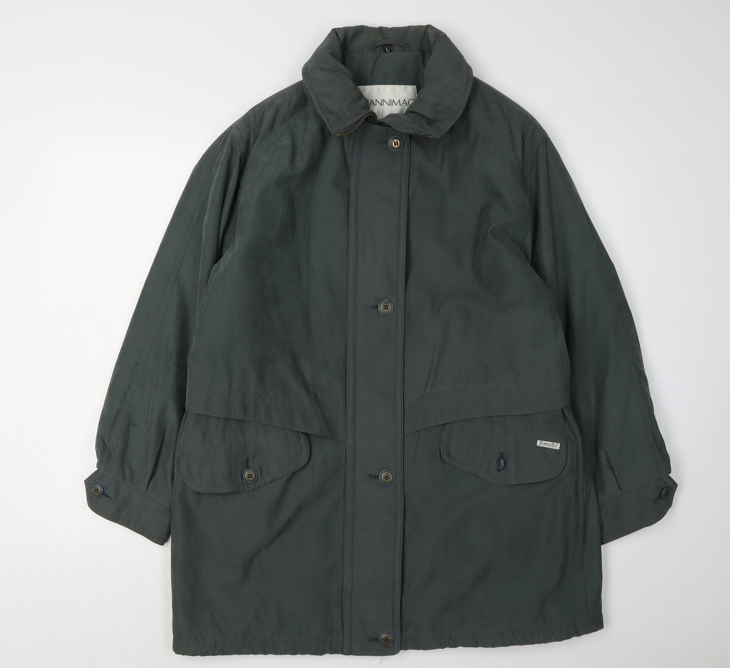 Womens UK Size L Dannimac Green Basic Jacket