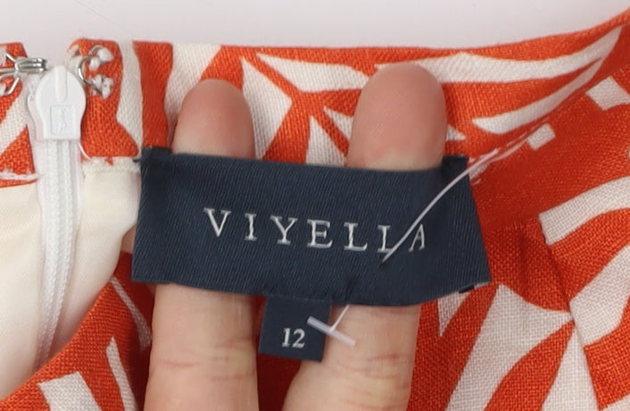 Womens UK Size 12 Viyella A-Line  Skirt