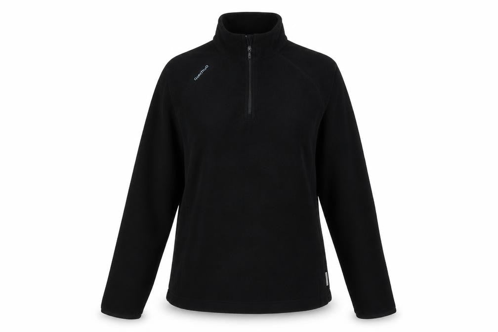 Front view of Decathlon Creation unisex black pullover sweatshirt -, size 10