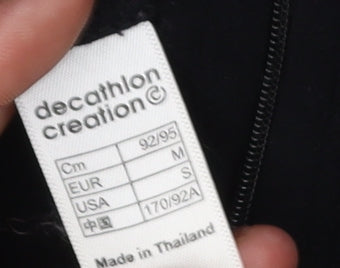 Unisex Adults UK Size 10 Decathlon Creation Black Pullover Sweatshirt