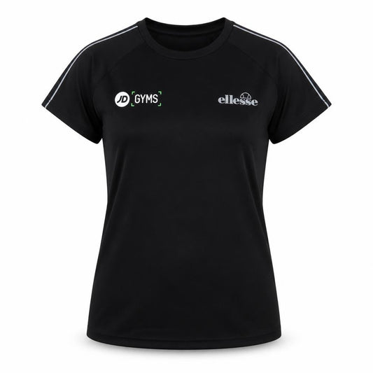 Womens UK Size 10 ellesse Black Gym & Training T-Shirt