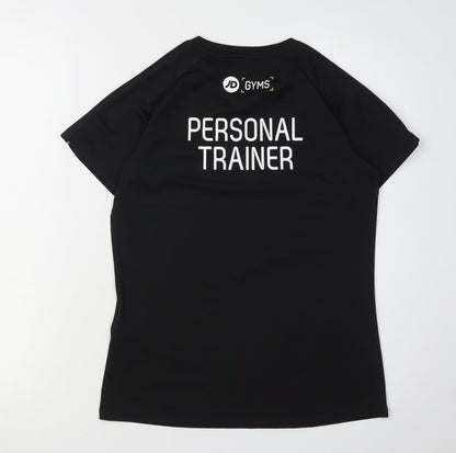 Ellesse Women's Black Athletic T-Shirt, Size 10