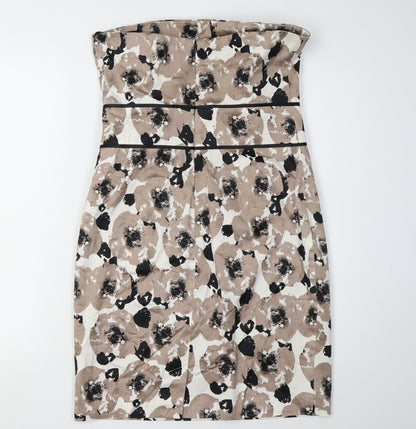 Laura Ashley Floral Pencil Dress in Multicolour, Size 12