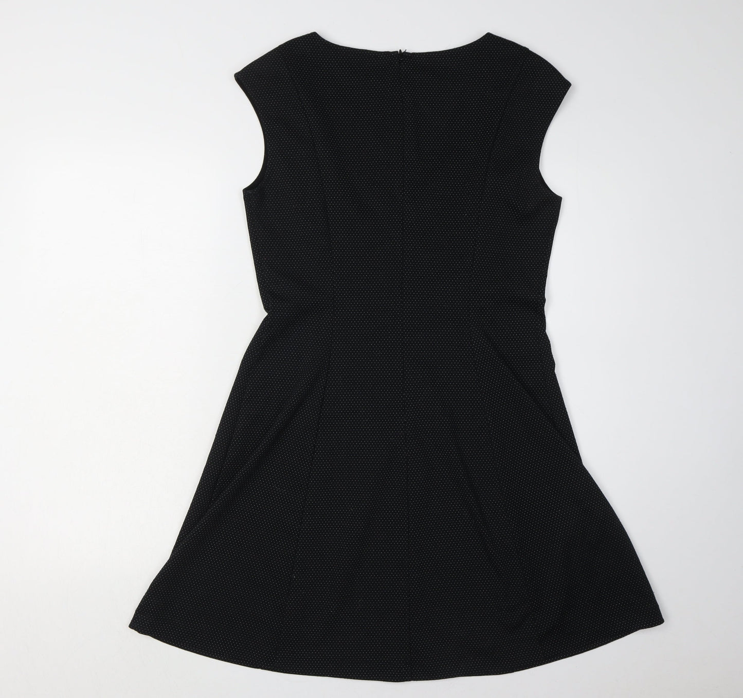GAP Women's Black Sleeveless Dress, Size 8, Zip Closure