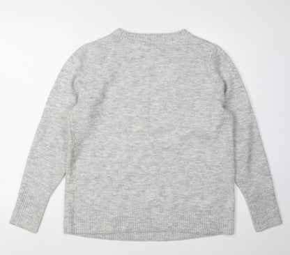 Womens UK Size M Wallis Grey Pullover Jumper