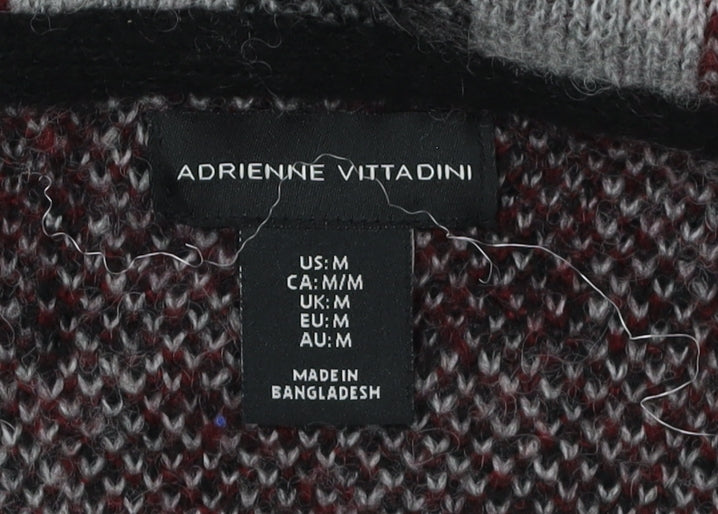 Adrienne Vittadini Women's Multicoloured Plaid Cape M