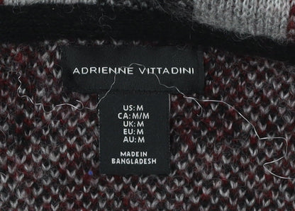 Adrienne Vittadini Women's Multicoloured Plaid Cape M