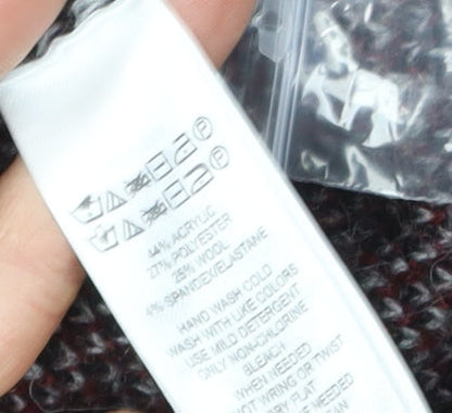 Adrienne Vittadini Women's Multicoloured Plaid Cape M