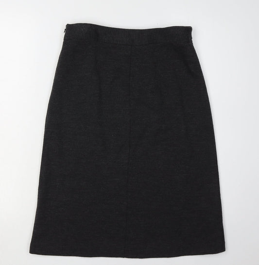 Banana Republic Women's Black Wool Pencil Skirt Size 2
