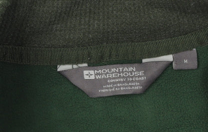 Mens UK Size M Mountain Warehouse Green Pullover Sweatshirt