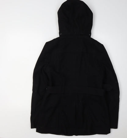 Miss Sixty Women's Black Belted Parka Jacket S