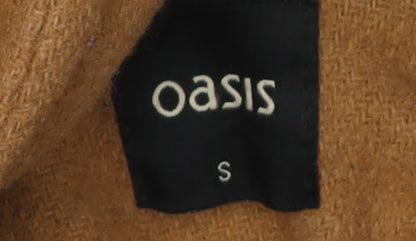 Womens UK Size S Oasis Brown Parka Coat