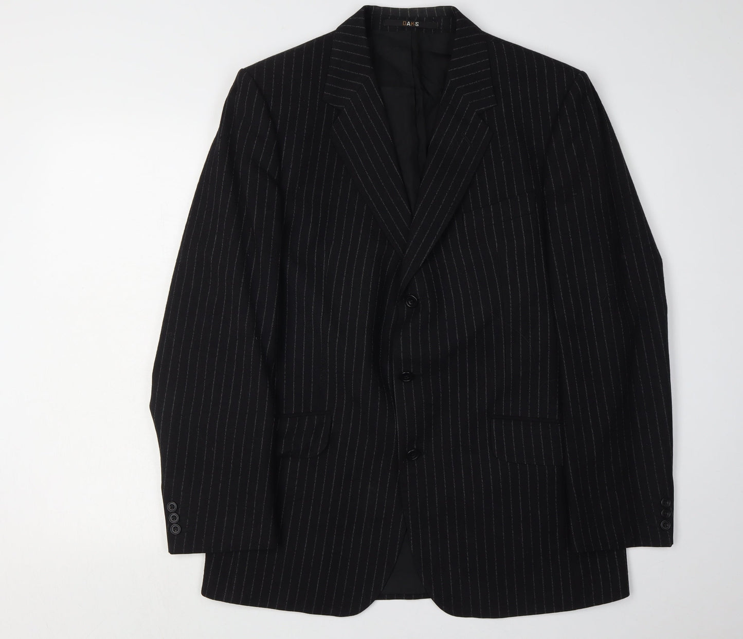 Mens UK Size 41 DAKS Regular Black Suit Jacket