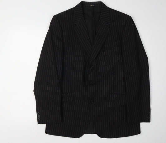 Mens UK Size 41 DAKS Regular Black Suit Jacket