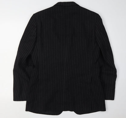 Mens UK Size 41 DAKS Regular Black Suit Jacket