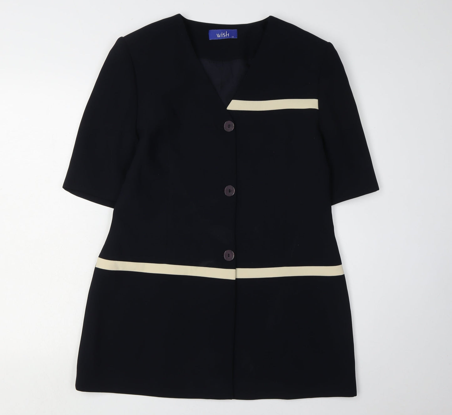 Wish Women's Black Suit Jacket, Size 14, Colourblock