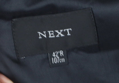 Mens UK Size 42 NEXT Regular Black Suit Jacket