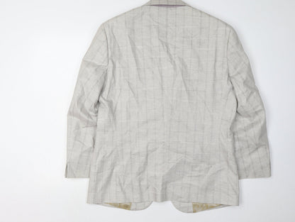 Mens UK Size 40 Pierre Cardin Regular Ivory Suit Jacket
