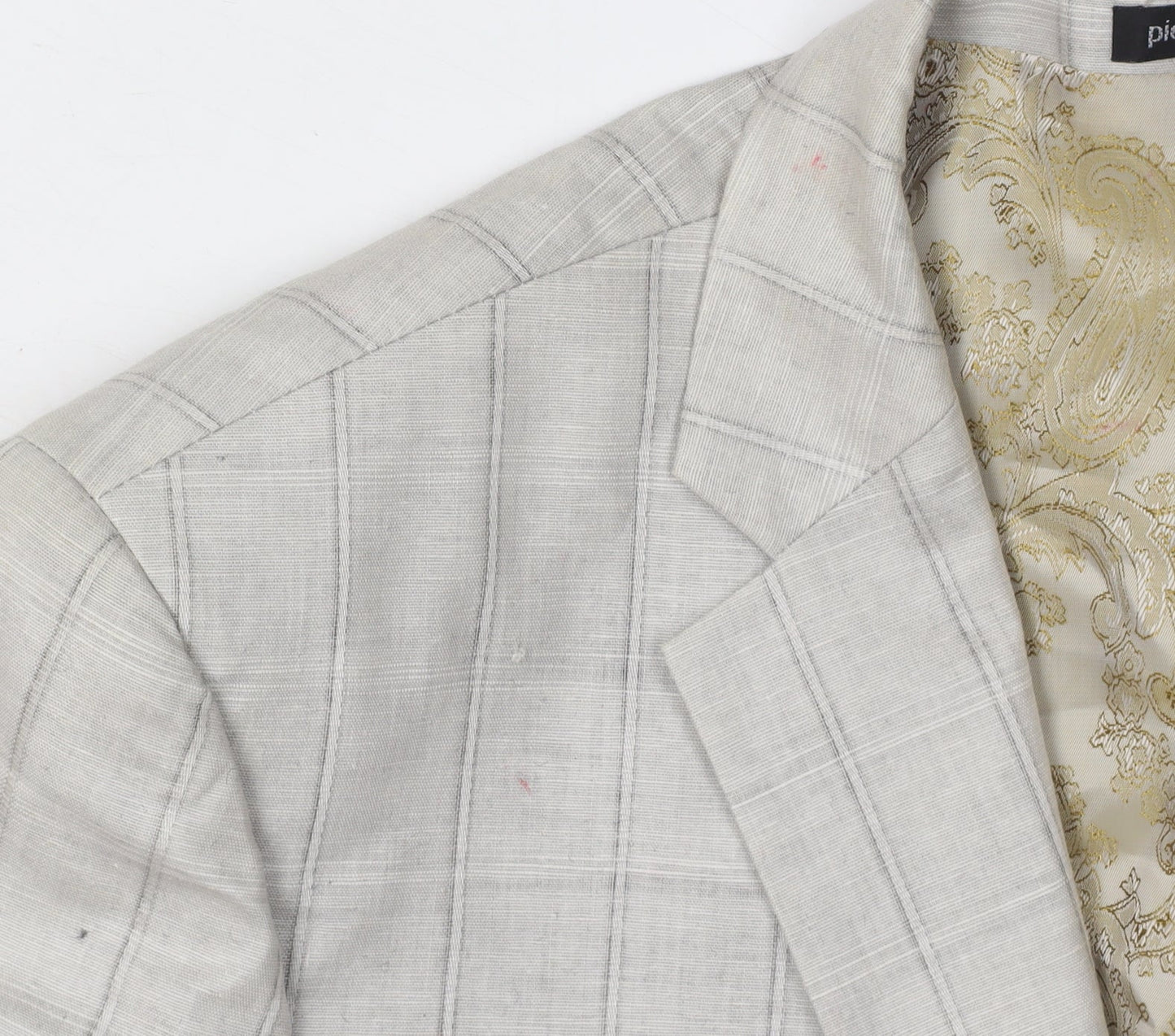 Mens UK Size 40 Pierre Cardin Regular Ivory Suit Jacket