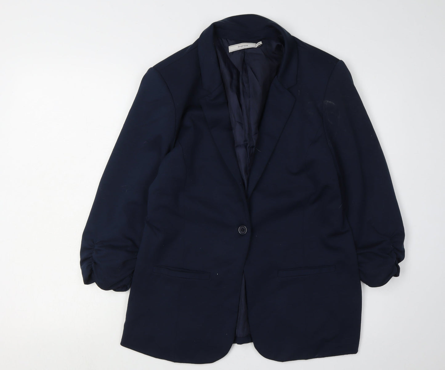 Fransa Women's Blue Blazer, Size 14, Regular Fit