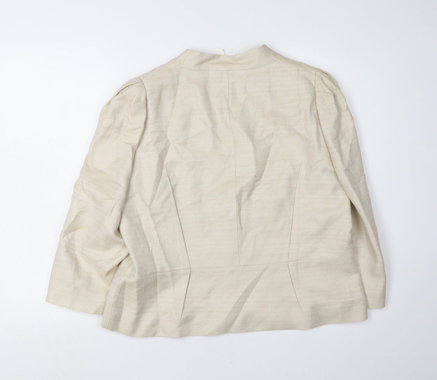 Viyella Women's Ivory Blazer Size 16 Regular Fit