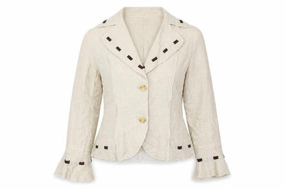Womens UK Size 12 Marks and Spencer Regular Beige Blazer