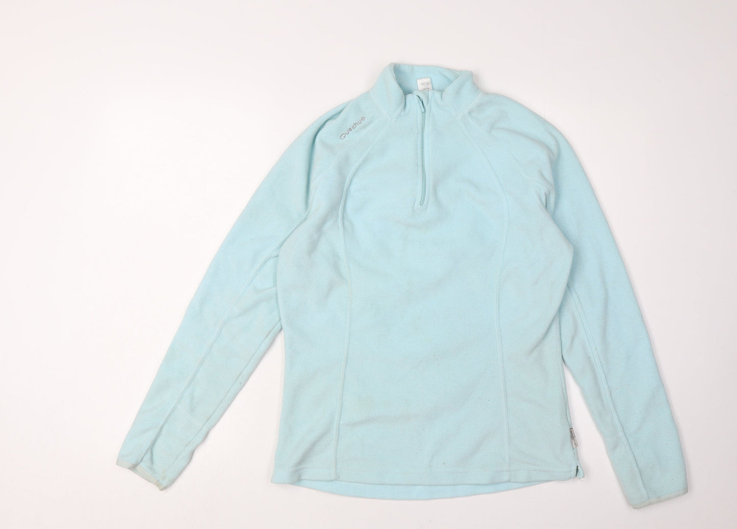 Decathlon Women's Blue Fleece 1/2 Zip Sweatshirt Size 12