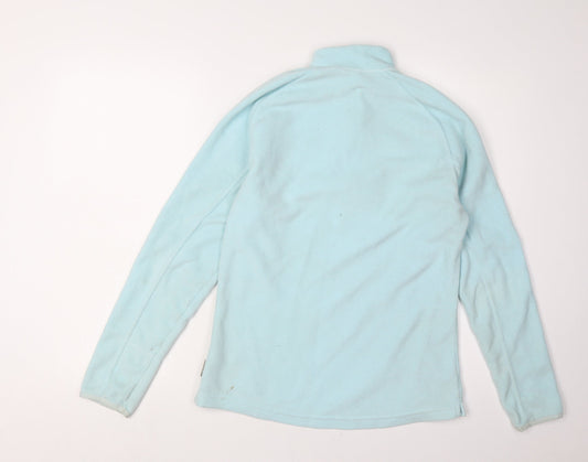 Decathlon Women's Blue Fleece 1/2 Zip Sweatshirt Size 12