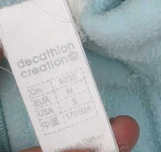 Decathlon Women's Blue Fleece 1/2 Zip Sweatshirt Size 12