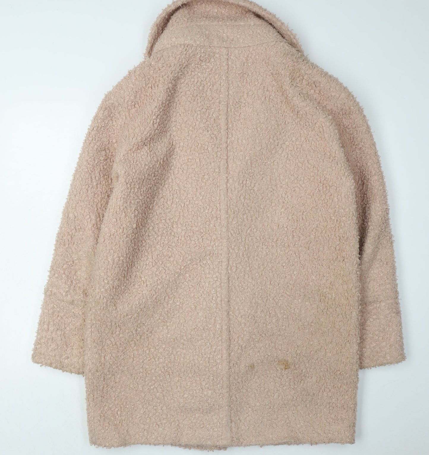 Womens UK Size 12 Oasis Beige Overcoat