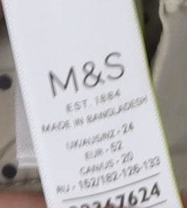Marks and Spencer Women's Beige Chino Shorts Size 24
