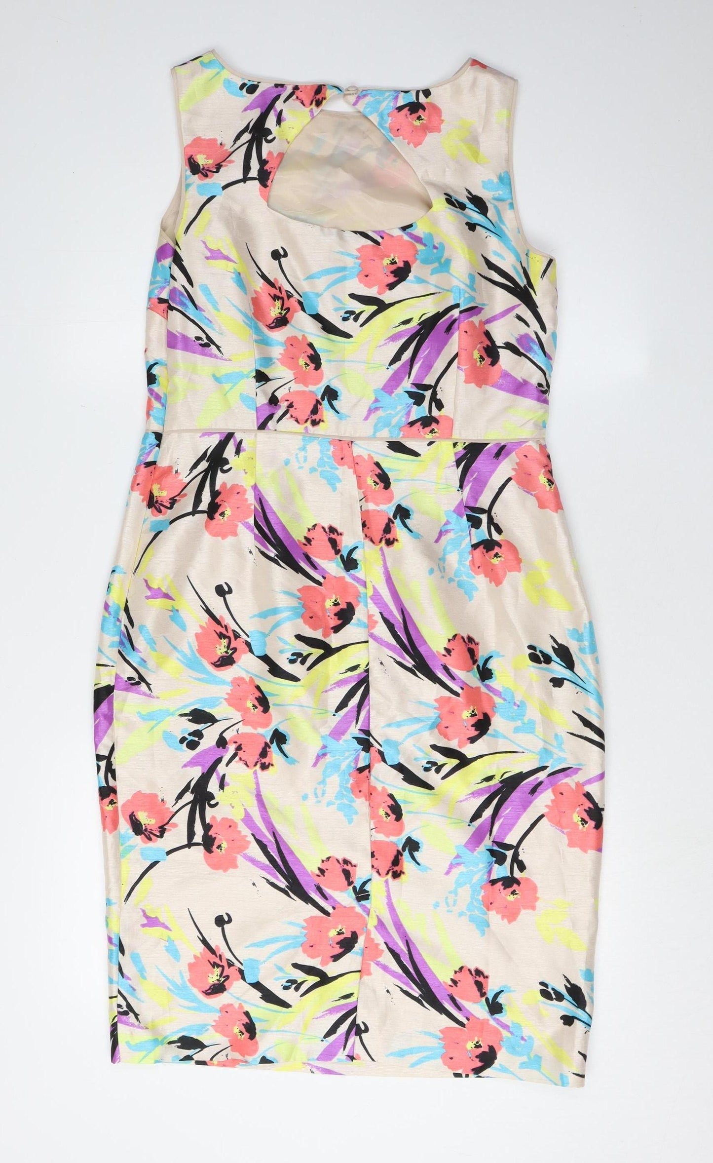 Monsoon Women's Multicoloured Shift Dress Size 12