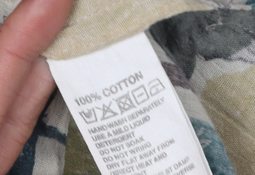 Monsoon Women's Floral Collared Shirt Dress Multicoloured L