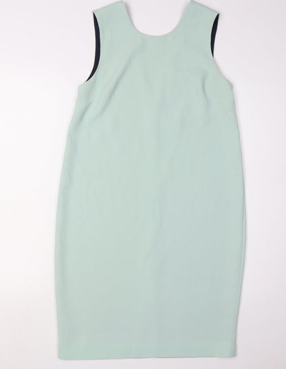 Whistles Women's Blue Sleeveless Shift Dress