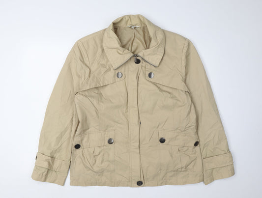 M&Co Women's Beige Mid-Length Jacket Size 20