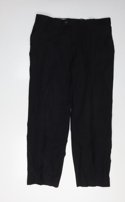 St Michael Black Men's Trousers 38in Waist