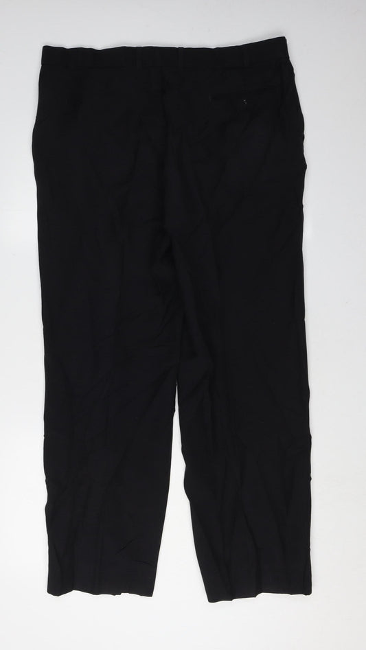 St Michael Black Men's Trousers 38in Waist