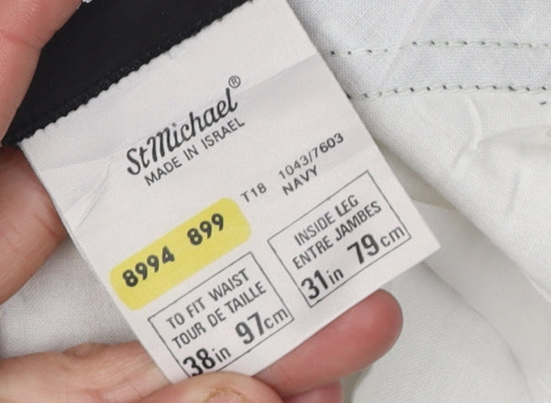 St Michael Black Men's Trousers 38in Waist