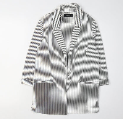 Reserved Women's Black Striped Blazer - Small