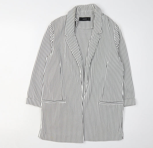 Reserved Women's Black Striped Blazer - Small