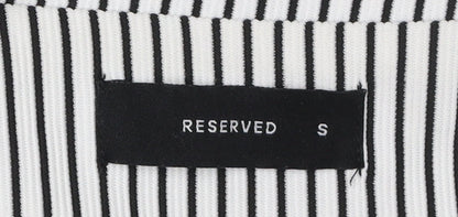 Reserved Women's Black Striped Blazer - Small