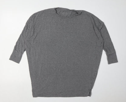 Asquith Women's Grey L Basic Dolman Sleeve Top