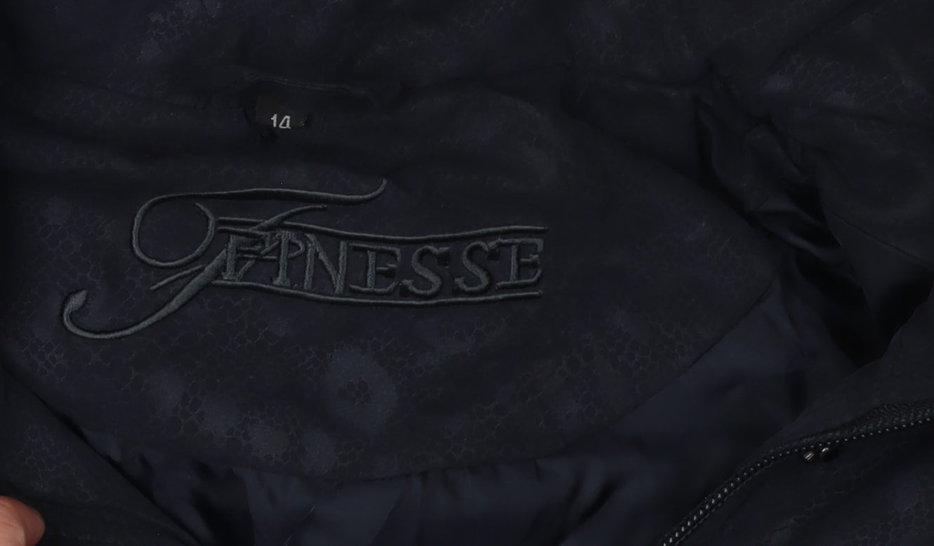 Womens UK Size 14 Finesse Black Basic Jacket