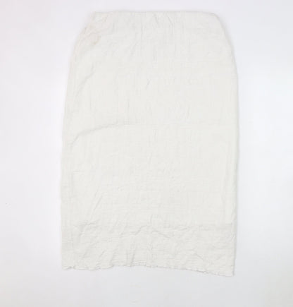 MNG Women’s Ivory Skirt, L, Regular Fit